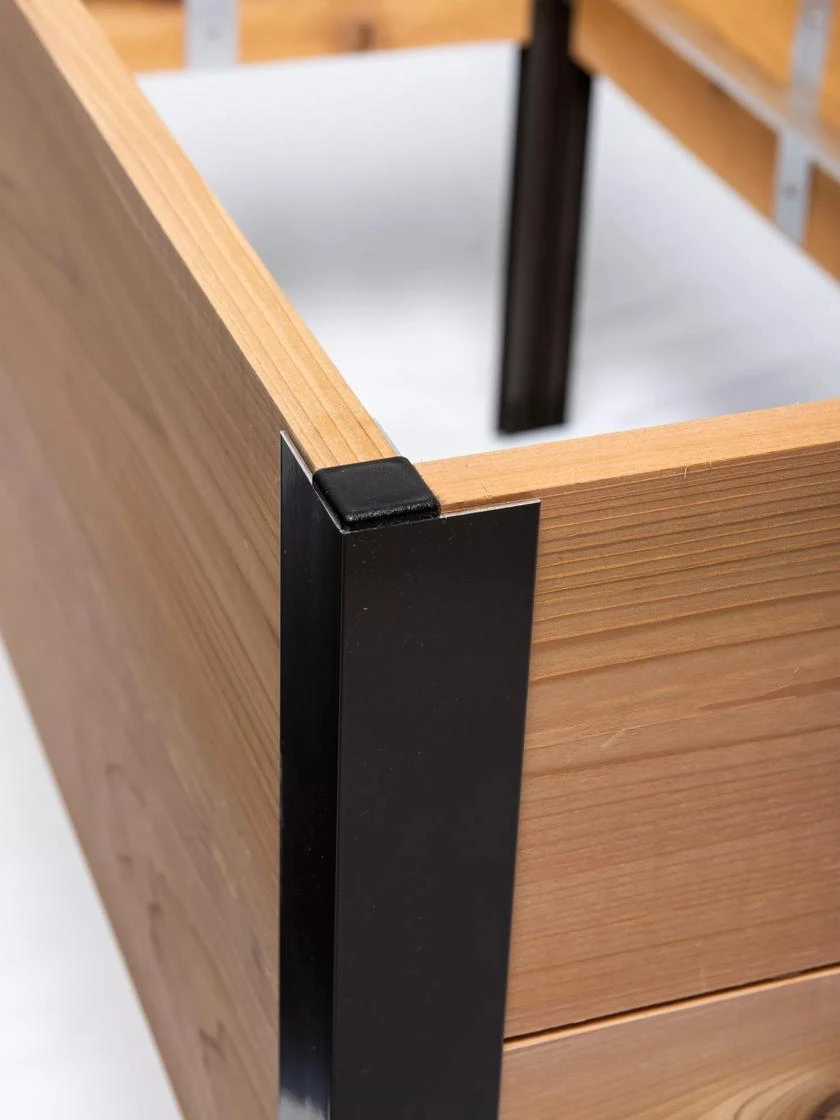 Eco-Stained Elevated Planter Box, 2'x8' 9 Eco-Stained Elevated Planter Box, 2'x8' - Image 7