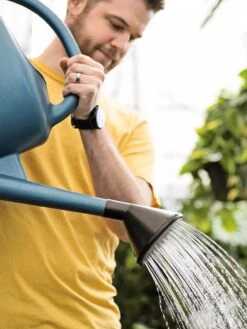 French Blue Watering Can -Best Garden Care Shop ChrisAhrensSquare 0118 tif